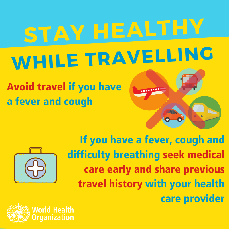 stay healthy while traveling. Coronavirus