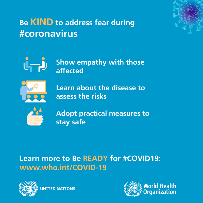 Be kind to address fear during #coronavirus