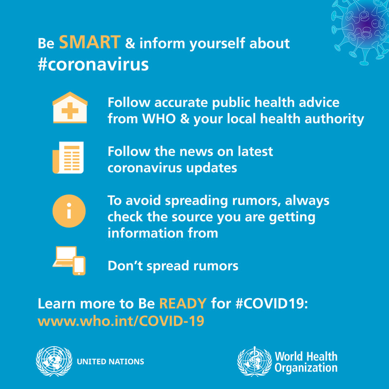 Be smart and inform yourself on the coronavirus.