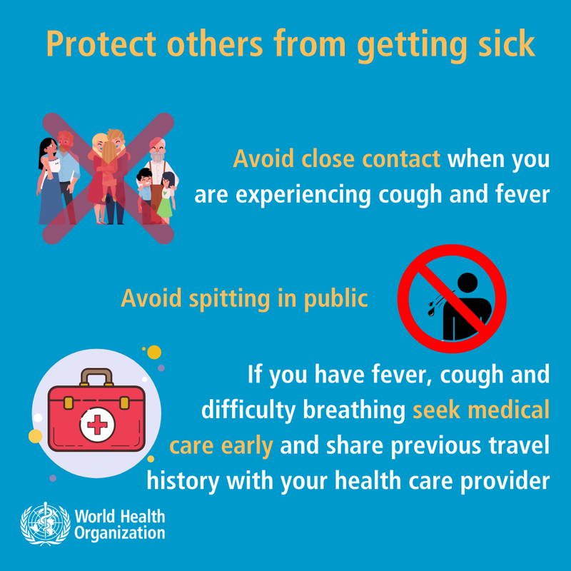 Protect others from getting coronavirus